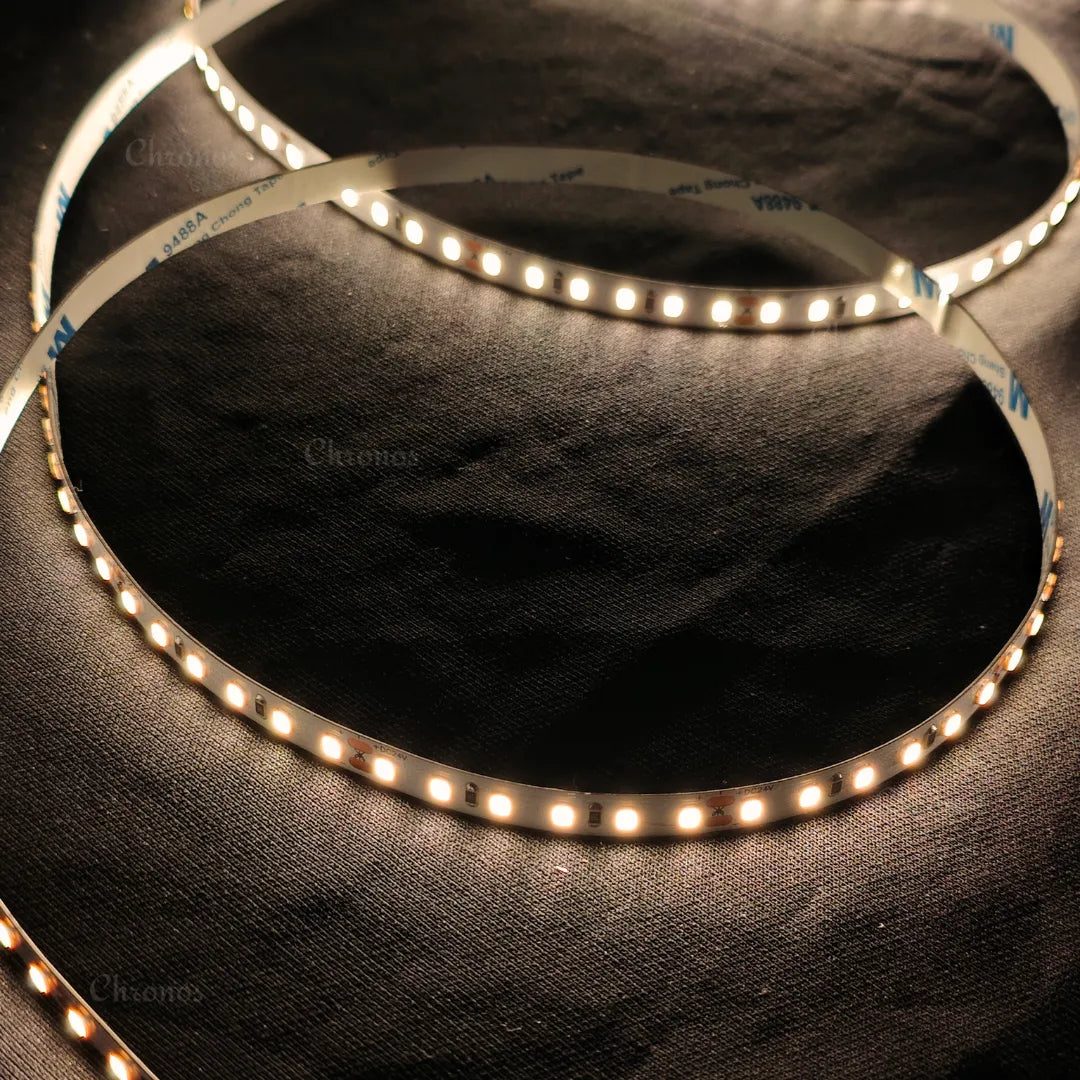 Luxe 120 LED 8mm LED Strip Lights - Warm White 24V - CRI90+ Sanan 2835 LED - 10m Roll
