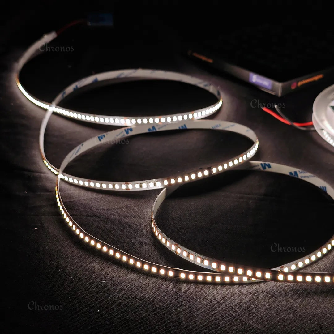 Luxe 180 LED 8mm LED Strip Lights - Natural White 24V - CRI90+ Sanan 2835 LED - 10m Roll