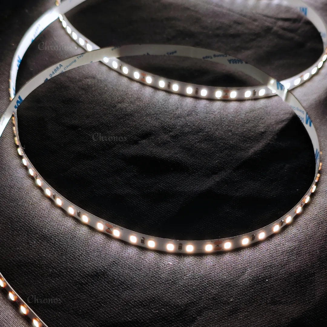 Luxe 120 LED 8mm LED Strip Lights - Natural White 24V - CRI90+ Sanan 2835 LED - 10m Roll
