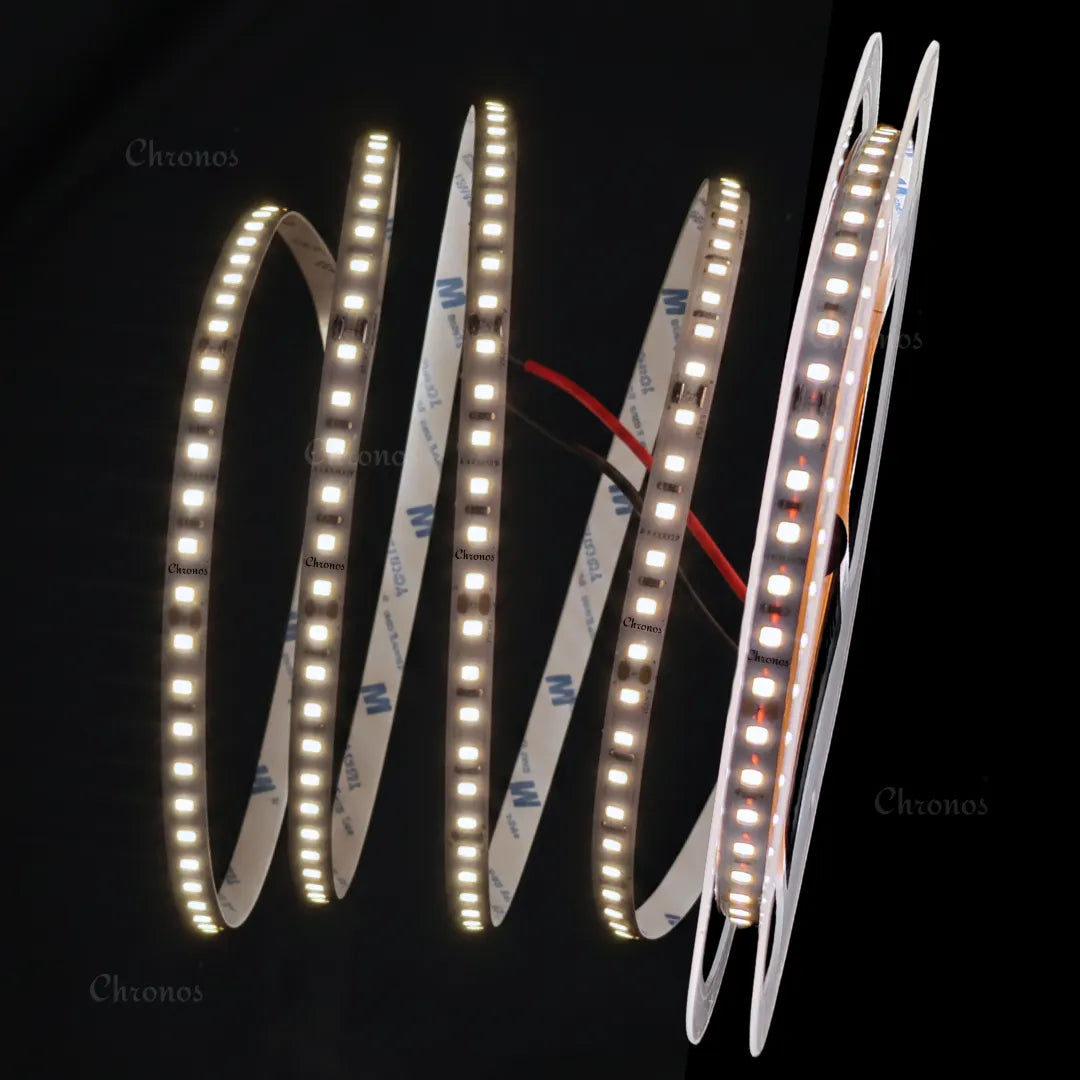 Luxe 120 LED 8mm LED Strip Lights - Natural White 24V - CRI90+ Sanan 2835 LED - 10m Roll