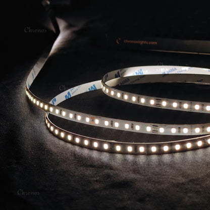 Luxe 120 LED 8mm LED Strip Lights - Natural White 24V - CRI90+ Sanan 2835 LED - 10m Roll
