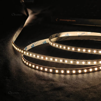 Luxe 120 LED 8mm LED Strip Lights - Warm White 24V - CRI90+ Sanan 2835 LED - 10m Roll