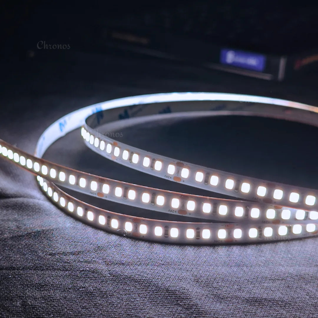 Luxe 180 LED 8mm LED Strip Lights - Cool White 24V - CRI90+ Sanan 2835 LED - 10m Roll