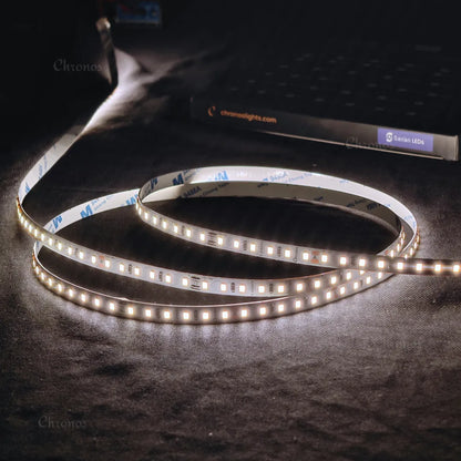 Luxe 120 LED 8mm LED Strip Lights - Natural White 24V - CRI90+ Sanan 2835 LED - 10m Roll