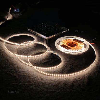 Luxe 120 LED 8mm LED Strip Lights - Warm White 24V - CRI90+ Sanan 2835 LED - 10m Roll