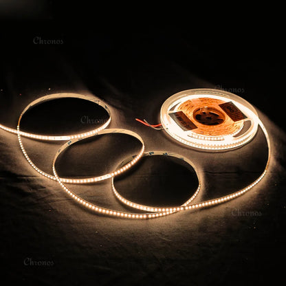 Luxe 180 LED 8mm LED Strip Lights - Warm White 24V - CRI90+ Sanan 2835 LED - 10m Roll