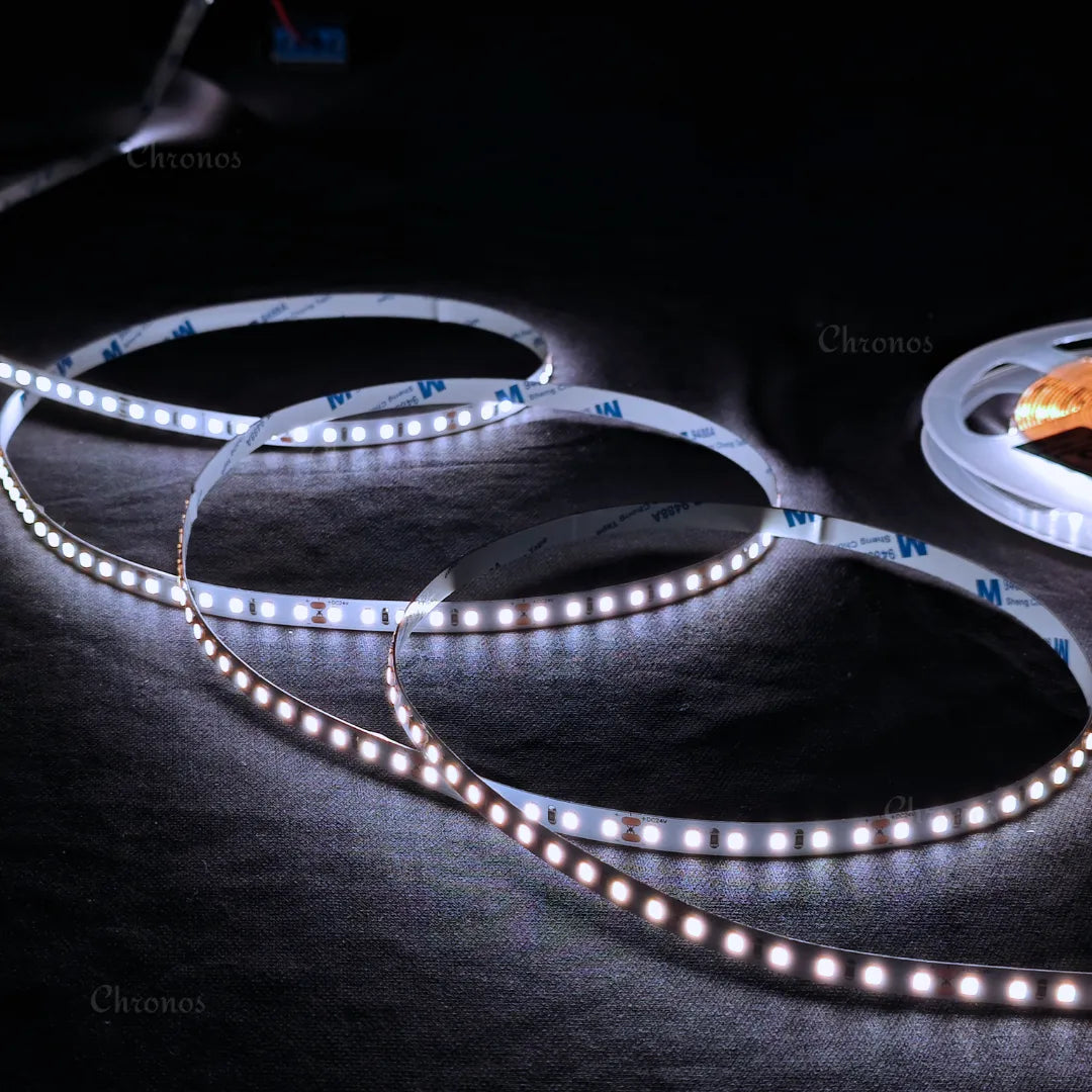 Luxe 120 LED 8mm LED Strip Lights - Cool White 24V - CRI90+ Sanan 2835 LED - 10m Roll