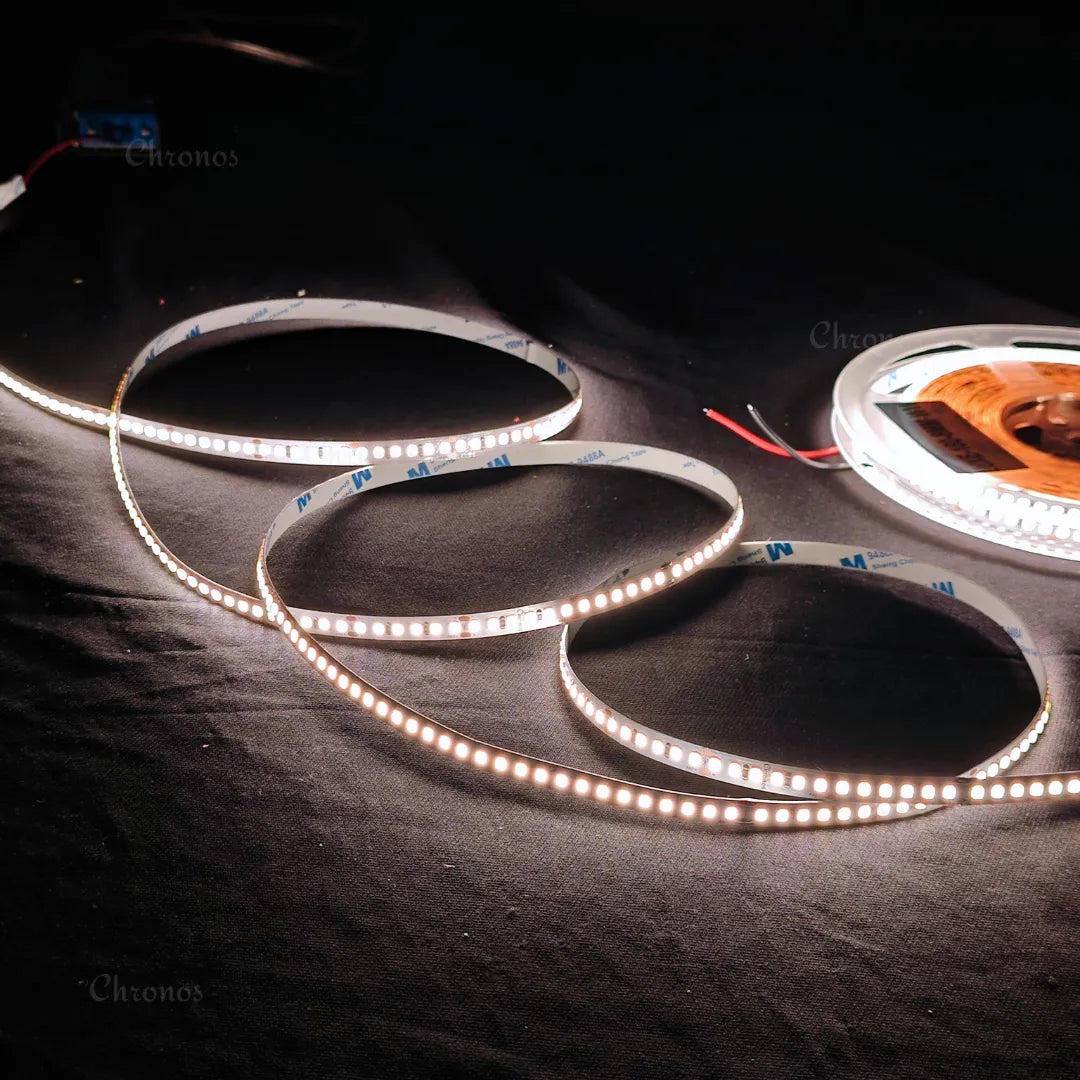 Luxe 180 LED 8mm LED Strip Lights - Natural White 24V - CRI90+ Sanan 2835 LED - 10m Roll