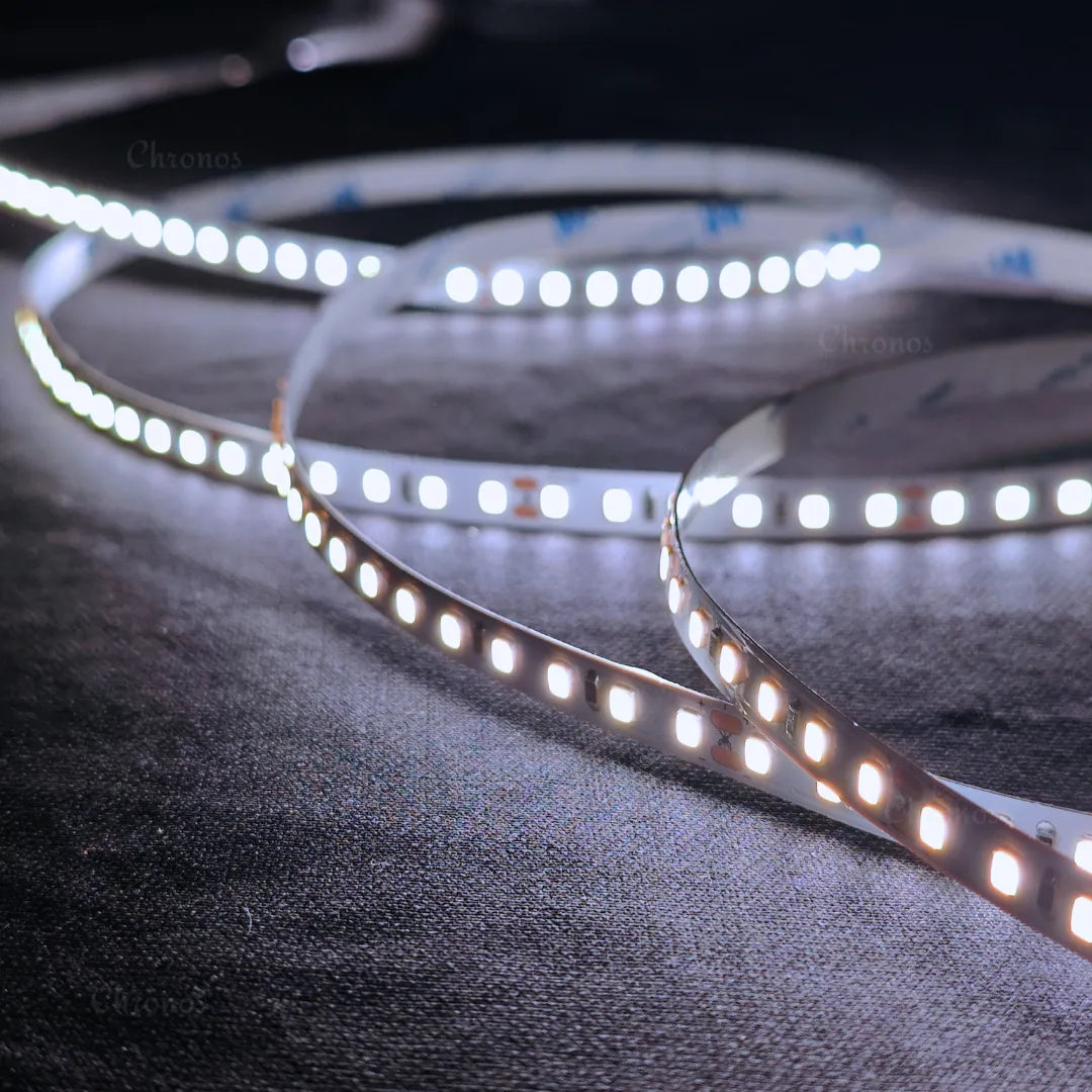 Luxe 120 LED 8mm LED Strip Lights - Cool White 24V - CRI90+ Sanan 2835 LED - 10m Roll