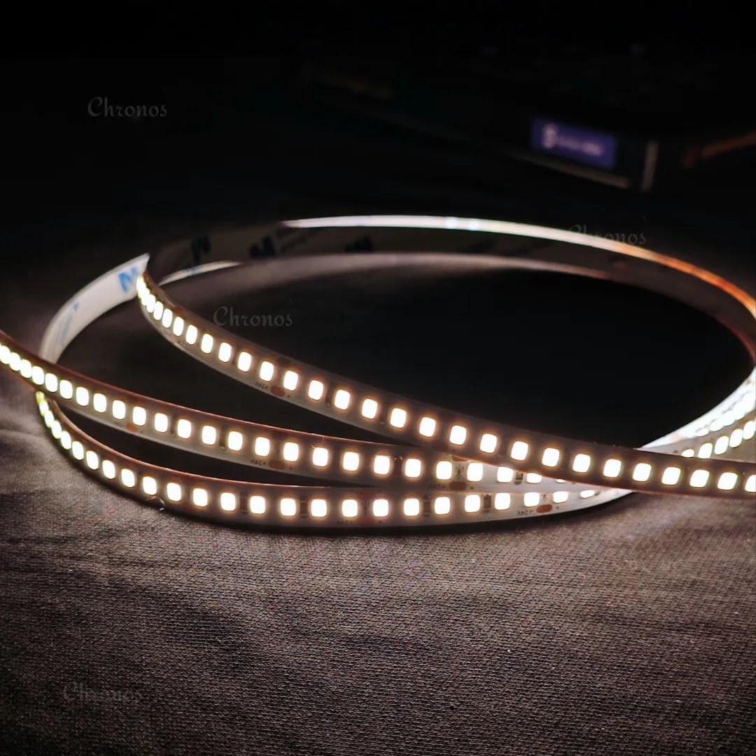 Luxe 180 LED 8mm LED Strip Lights - Natural White 24V - CRI90+ Sanan 2835 LED - 10m Roll