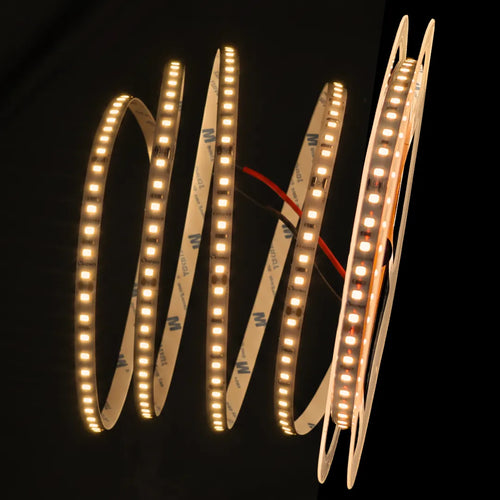 Luxe 120 LED 8mm LED Strip Lights - Warm White 24V - CRI90+ Sanan 2835 LED - 10m Roll
