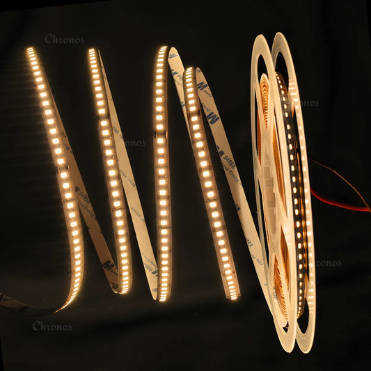 Luxe 180 LED 8mm LED Strip Lights - Warm White 24V - CRI90+ Sanan 2835 LED - 10m Roll